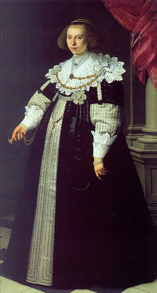 Catharina Hooft 2nd wife of Cornelis de Graeff 1636 by Nicolaes Eliaszoon Pickenoy 1588-1656 Gemaldegalerie Berlin